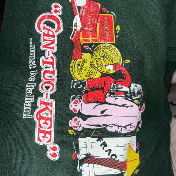 A CHRISTMAS STORYšsweatshirt Kentucky āfragile-Must be ITALIAN!ā Fits M/L! EUC! - Picture 7 of 8